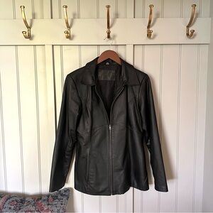 Genuine Black Leather Jacket